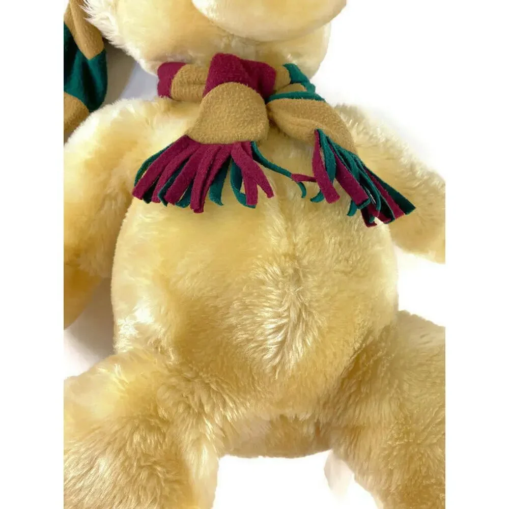 Winter Teddy Bear Brown With Stocking Hat and Scarf Large 22